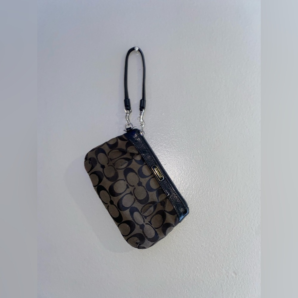 Coach wristlet purse